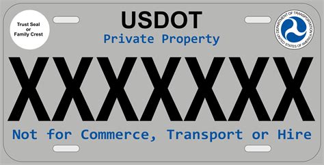 ) A license plate is being transferred (for a name change) due to a . . Dot exempt license plate